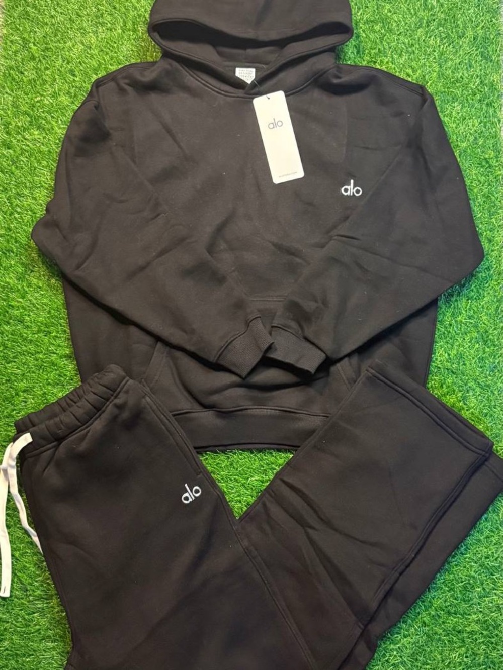 ALO Yoga Kids Black Jogger Sweatpants